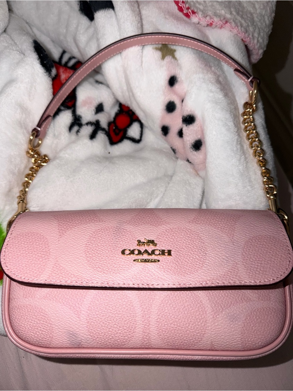 Coach Pink clap bag - Picture 7 of 7